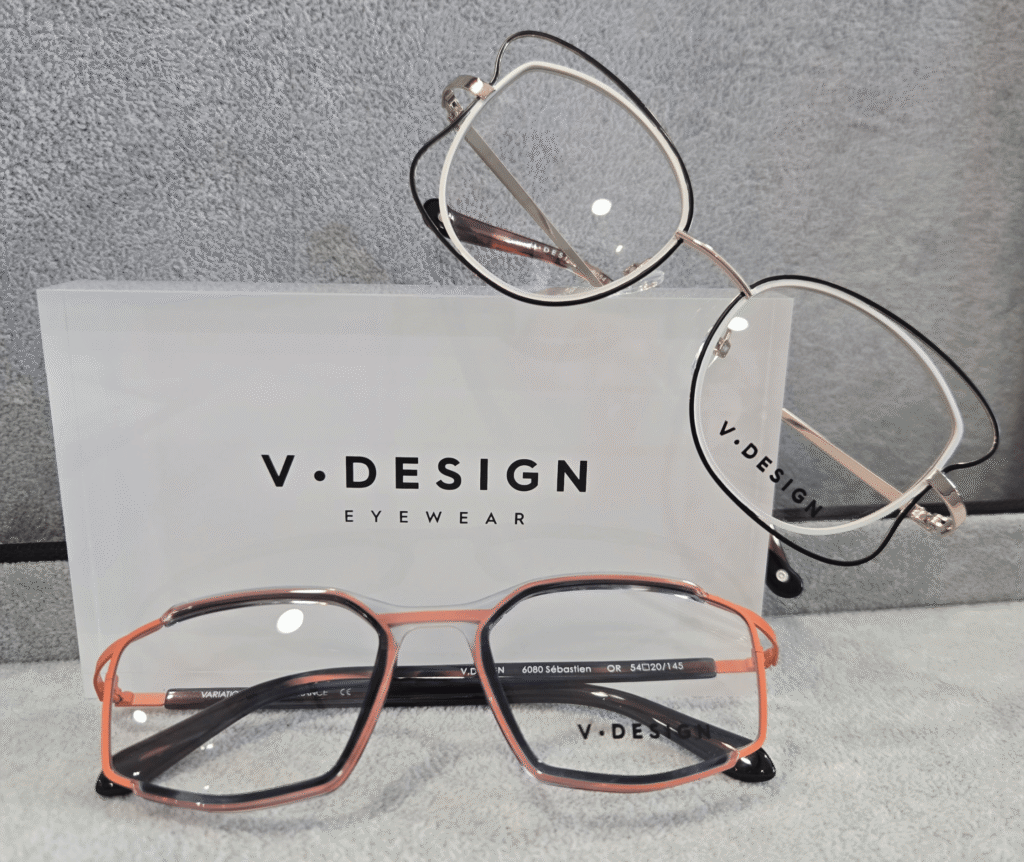 Montures V-Design Eyewear opticien Mondeville