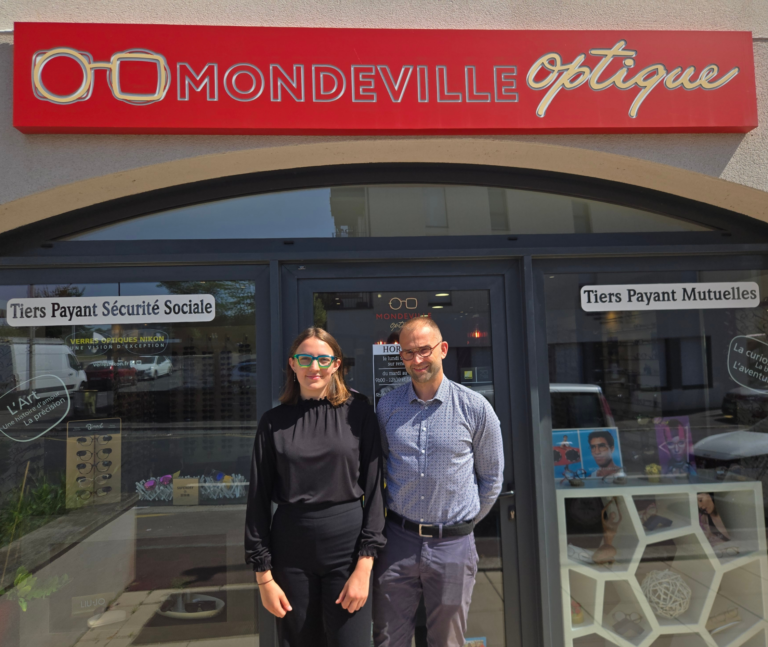 Florine et Adrien - Mondeville Opticien